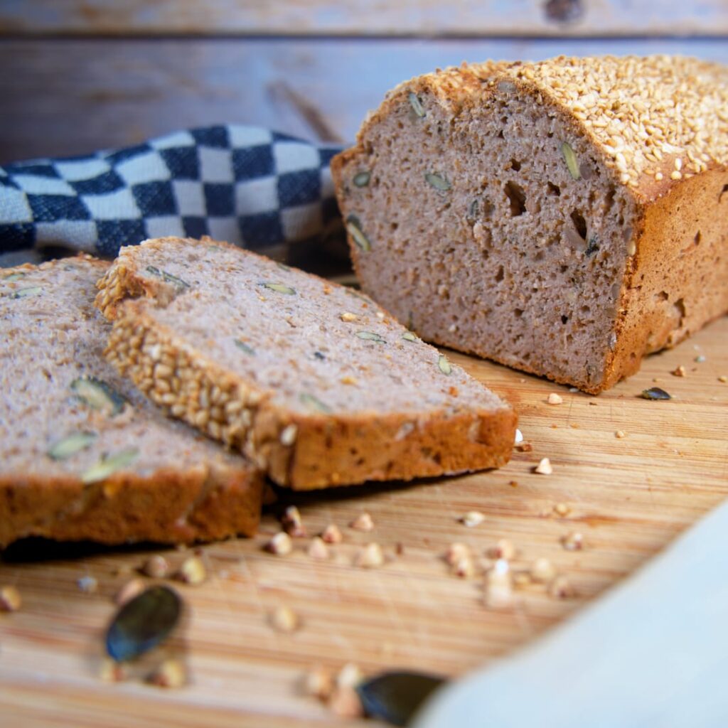 Buchweizenbrot mit Chiasamen