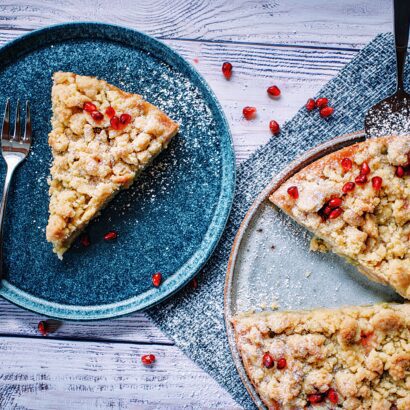 Rhabarber-Streusel-Kuchen vegan